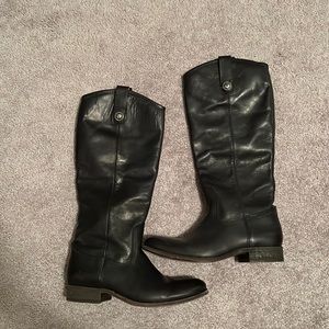 Black Frye Boots. Calf length. Great shape!